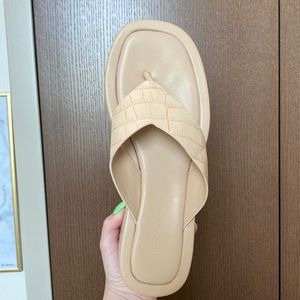 Platform Tan Sandals